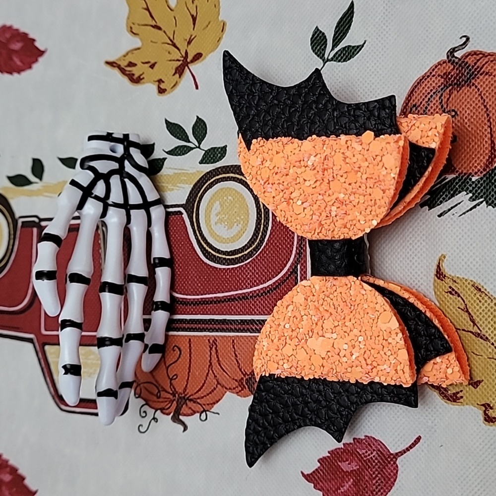 Halloween hair clips